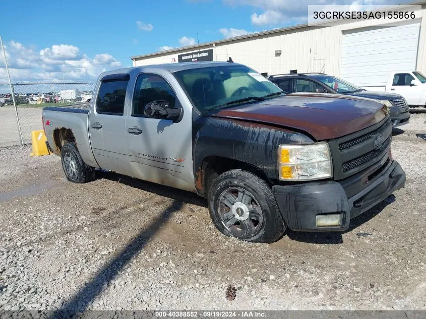 2010 Chevrolet Silverado 1500 Lt VIN: 3GCRKSE35AG155866 Lot: 40388552