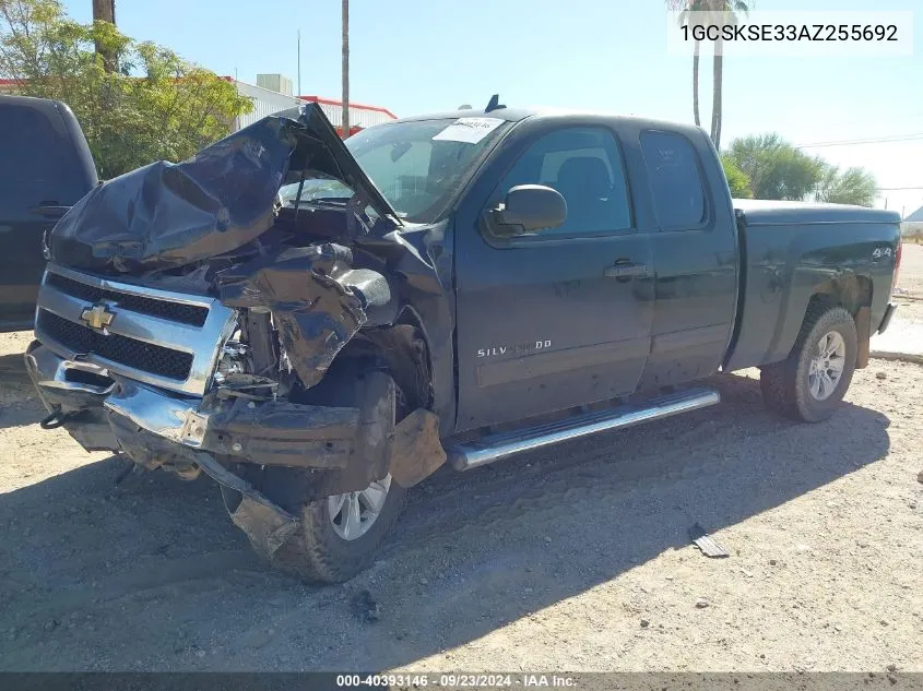 2010 Chevrolet Silverado 1500 K1500 Lt VIN: 1GCSKSE33AZ255692 Lot: 40393146