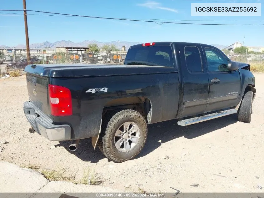 2010 Chevrolet Silverado 1500 K1500 Lt VIN: 1GCSKSE33AZ255692 Lot: 40393146