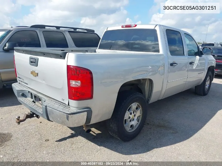 3GCRCSE05AG301251 2010 Chevrolet Silverado 1500 Lt