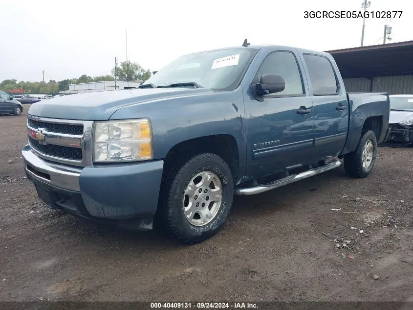 2010 Chevrolet Silverado 1500 Lt VIN: 3GCRCSE05AG102877 Lot: 40409131