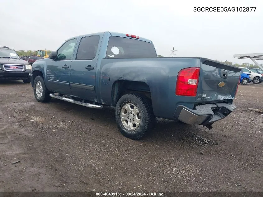 2010 Chevrolet Silverado 1500 Lt VIN: 3GCRCSE05AG102877 Lot: 40409131