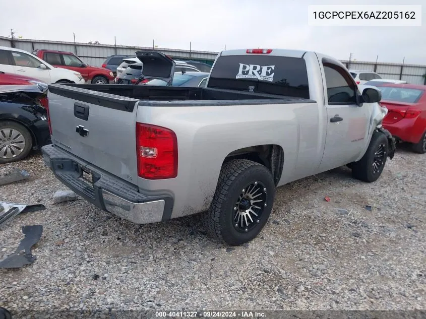 2010 Chevrolet Silverado C1500 VIN: 1GCPCPEX6AZ205162 Lot: 40411327