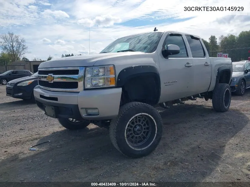 2010 Chevrolet Silverado K1500 Ltz VIN: 3GCRKTE30AG145929 Lot: 40433409