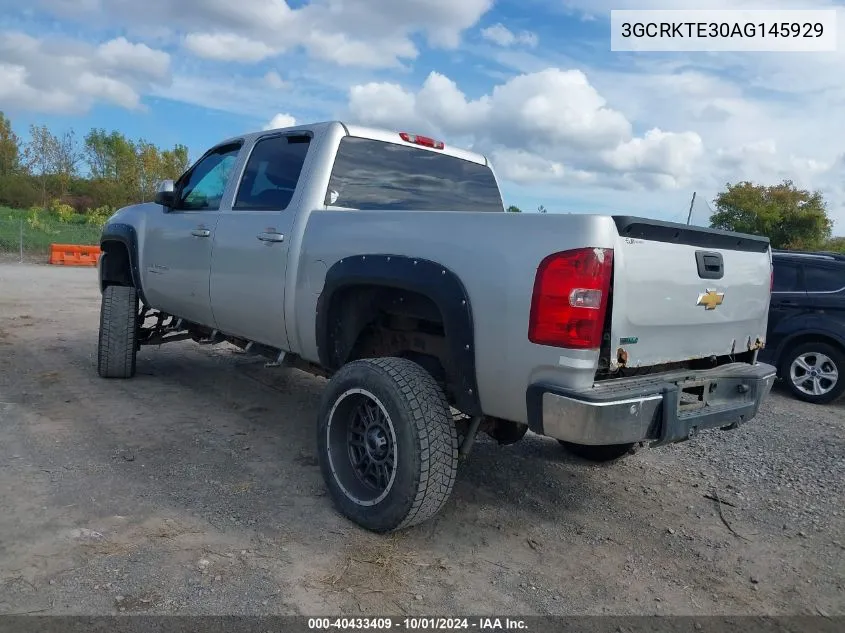 2010 Chevrolet Silverado K1500 Ltz VIN: 3GCRKTE30AG145929 Lot: 40433409