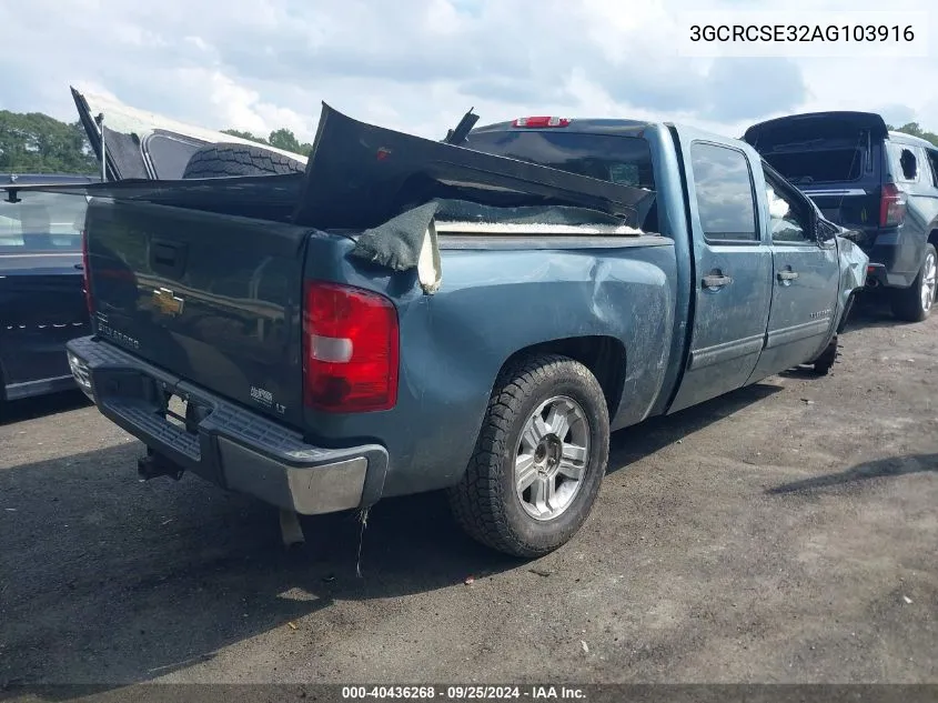 2010 Chevrolet Silverado 1500 Xtra Fuel Economy VIN: 3GCRCSE32AG103916 Lot: 40436268