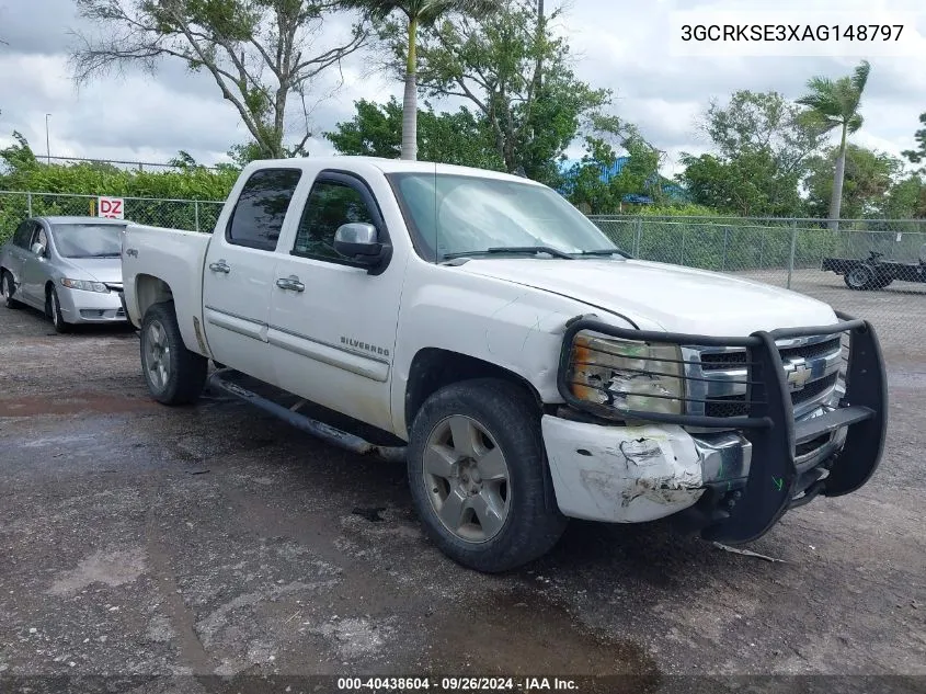 2010 Chevrolet Silverado K1500 Lt VIN: 3GCRKSE3XAG148797 Lot: 40438604