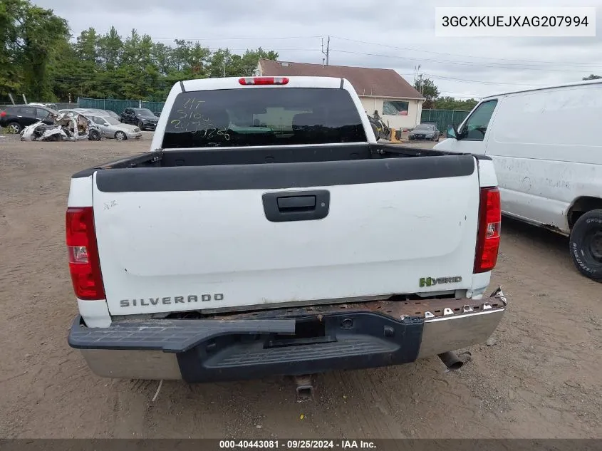 2010 Chevrolet Silverado 1500 Hybrid 1Hy VIN: 3GCXKUEJXAG207994 Lot: 40443081