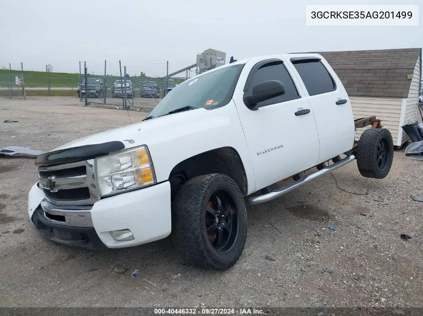 2010 Chevrolet Silverado 1500 Lt VIN: 3GCRKSE35AG201499 Lot: 40446332