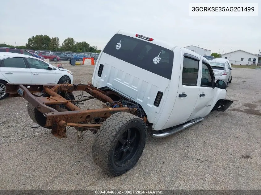 2010 Chevrolet Silverado 1500 Lt VIN: 3GCRKSE35AG201499 Lot: 40446332