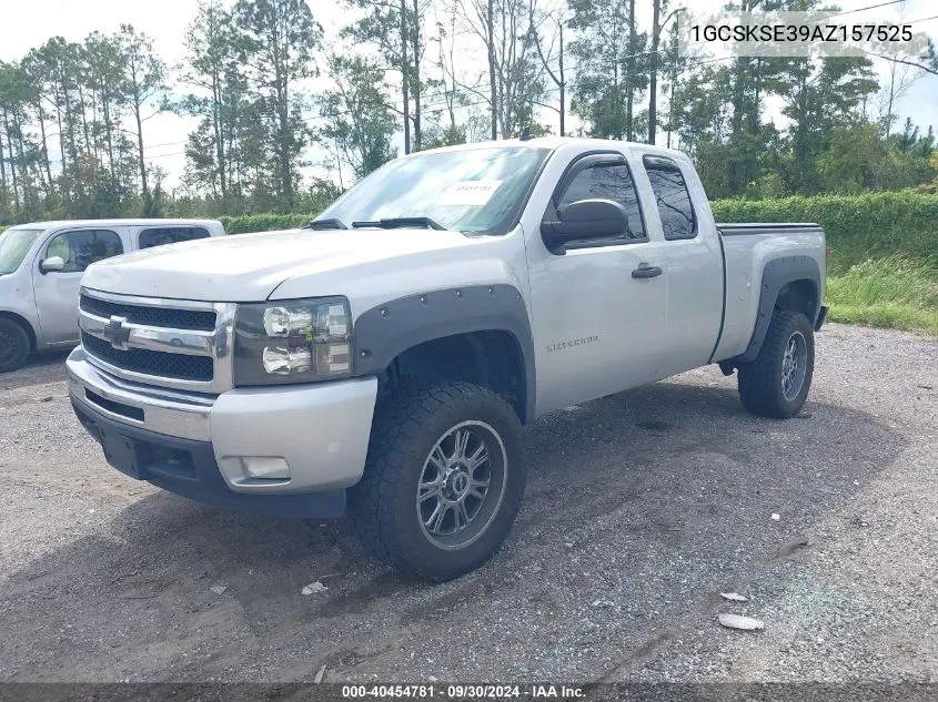 2010 Chevrolet Silverado 1500 Lt VIN: 1GCSKSE39AZ157525 Lot: 40454781