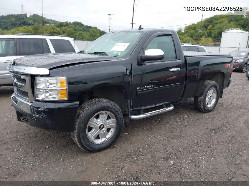 2010 Chevrolet Silverado K1500 Lt VIN: 1GCPKSE08AZ296525 Lot: 40477887