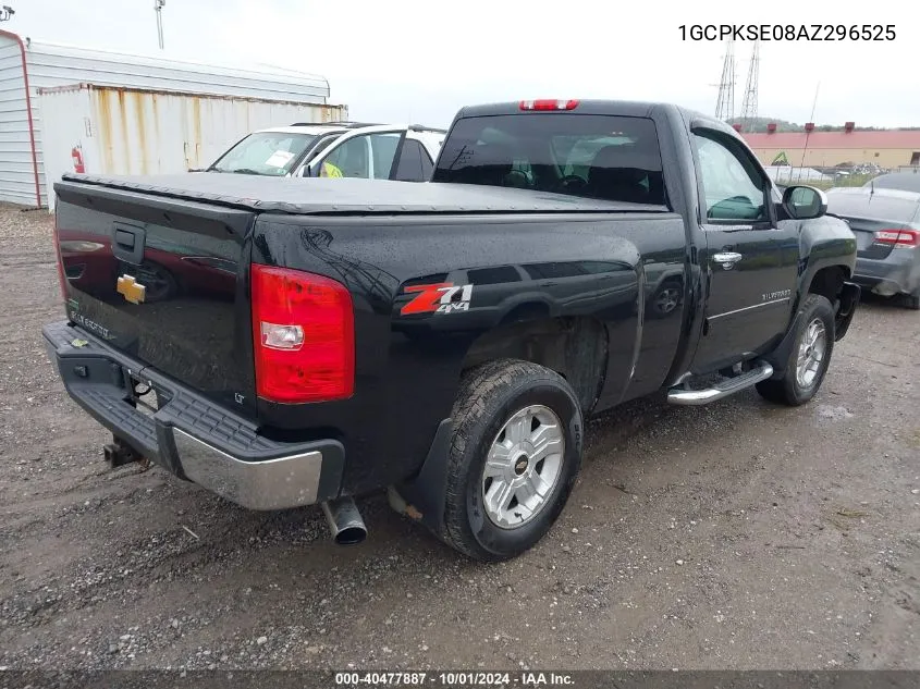 2010 Chevrolet Silverado K1500 Lt VIN: 1GCPKSE08AZ296525 Lot: 40477887