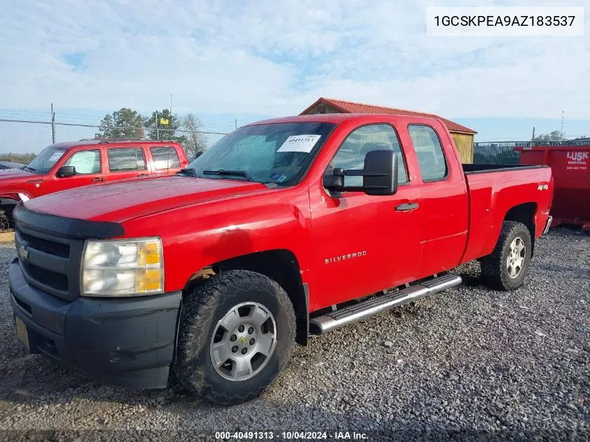 1GCSKPEA9AZ183537 2010 Chevrolet Silverado 1500 Work Truck