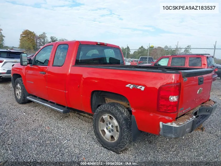 1GCSKPEA9AZ183537 2010 Chevrolet Silverado 1500 Work Truck