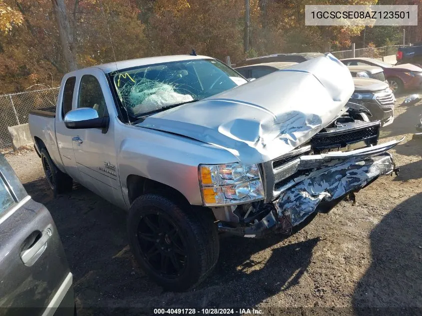 2010 Chevrolet Silverado 1500 Lt VIN: 1GCSCSE08AZ123501 Lot: 40491728