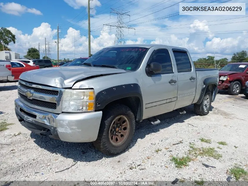 2010 Chevrolet Silverado 1500 Lt VIN: 3GCRKSEA3AG206229 Lot: 40503097