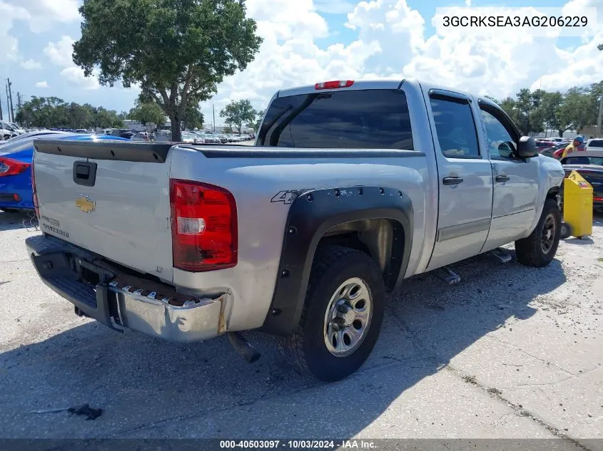 2010 Chevrolet Silverado 1500 Lt VIN: 3GCRKSEA3AG206229 Lot: 40503097