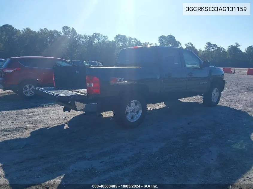 2010 Chevrolet Silverado 1500 Lt VIN: 3GCRKSE33AG131159 Lot: 40503485