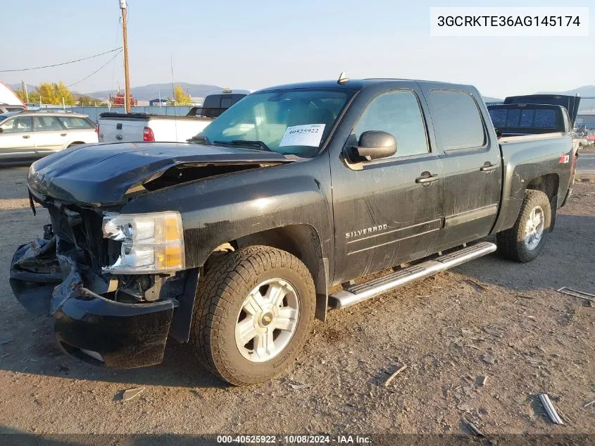 3GCRKTE36AG145174 2010 Chevrolet Silverado 1500 K1500 Ltz