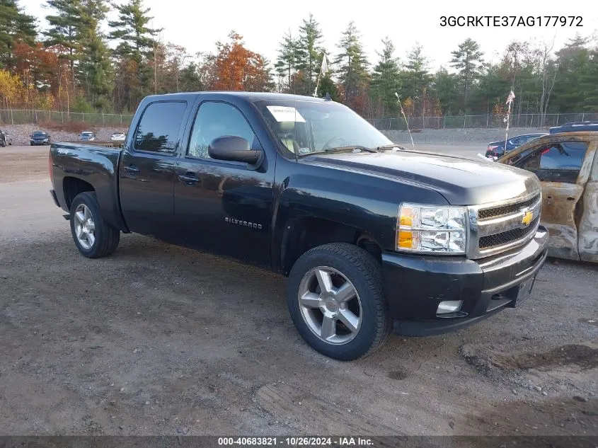 2010 Chevrolet Silverado 1500 Ltz VIN: 3GCRKTE37AG177972 Lot: 40683821