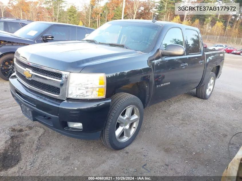 2010 Chevrolet Silverado 1500 Ltz VIN: 3GCRKTE37AG177972 Lot: 40683821