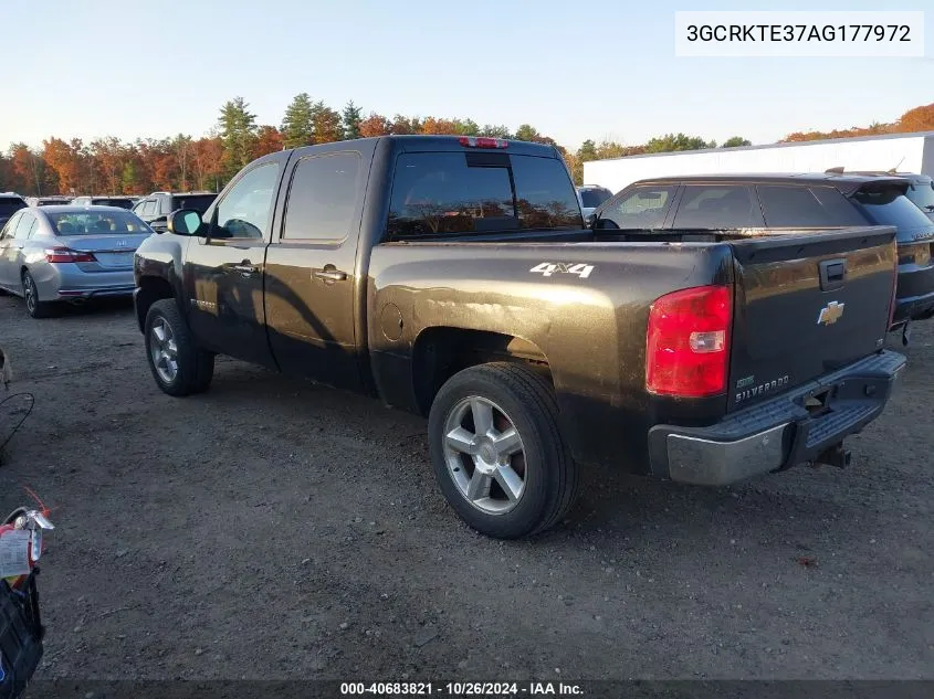 2010 Chevrolet Silverado 1500 Ltz VIN: 3GCRKTE37AG177972 Lot: 40683821