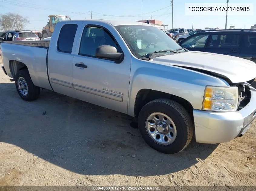 2010 Chevrolet Silverado 1500 Ls VIN: 1GCSCREA4AZ146985 Lot: 40687012