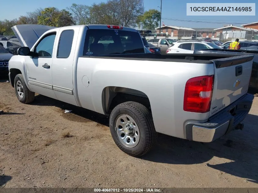 2010 Chevrolet Silverado 1500 Ls VIN: 1GCSCREA4AZ146985 Lot: 40687012