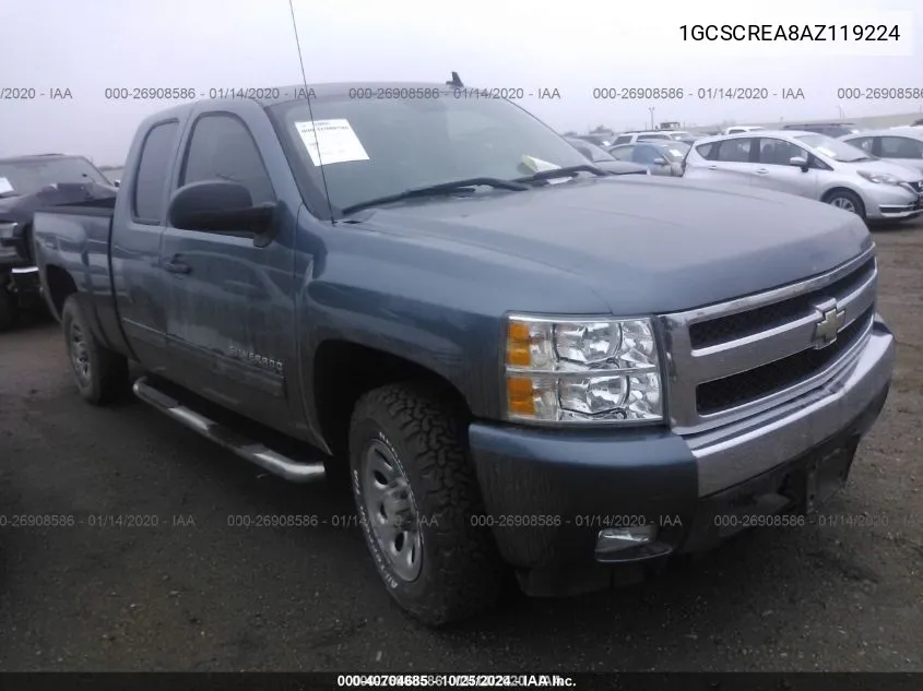 2010 Chevrolet Silverado 1500 Ls VIN: 1GCSCREA8AZ119224 Lot: 40704685