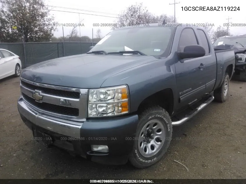 2010 Chevrolet Silverado 1500 Ls VIN: 1GCSCREA8AZ119224 Lot: 40704685