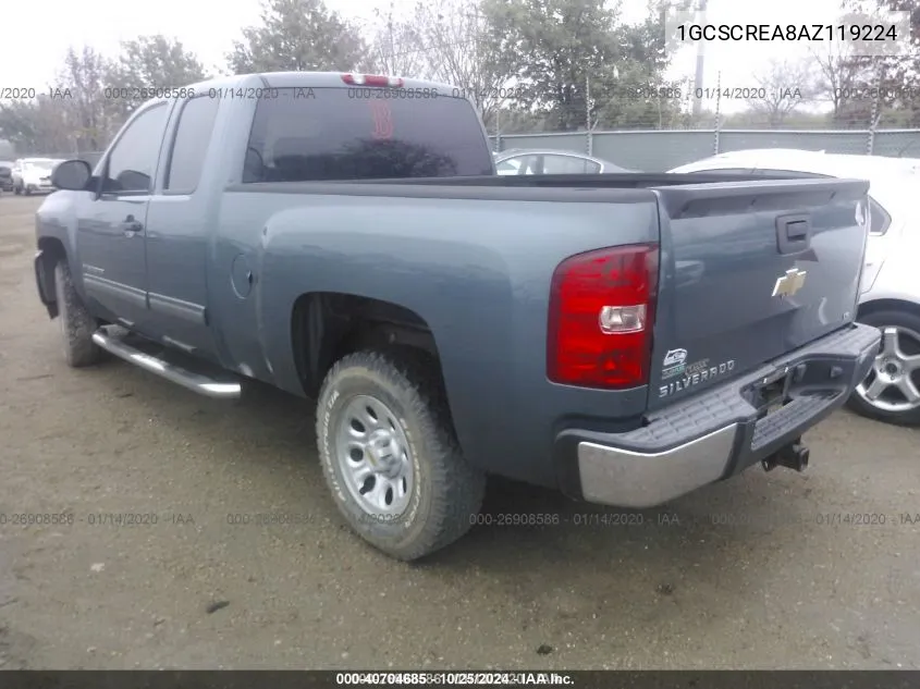 2010 Chevrolet Silverado 1500 Ls VIN: 1GCSCREA8AZ119224 Lot: 40704685