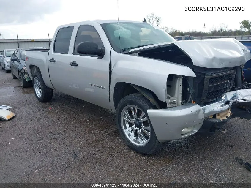 2010 Chevrolet Silverado Lt VIN: 3GCRKSE31AG109290 Lot: 40741129