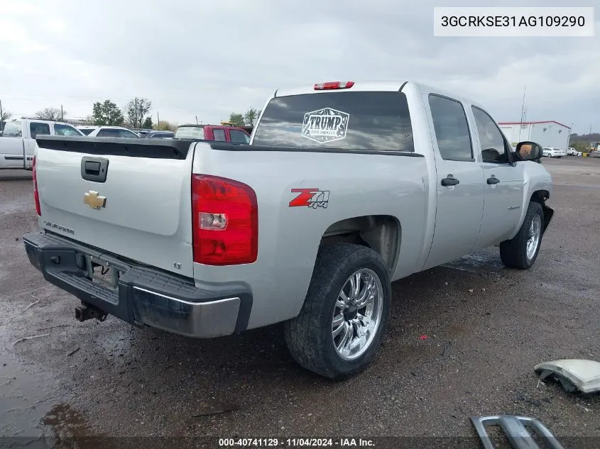 2010 Chevrolet Silverado Lt VIN: 3GCRKSE31AG109290 Lot: 40741129