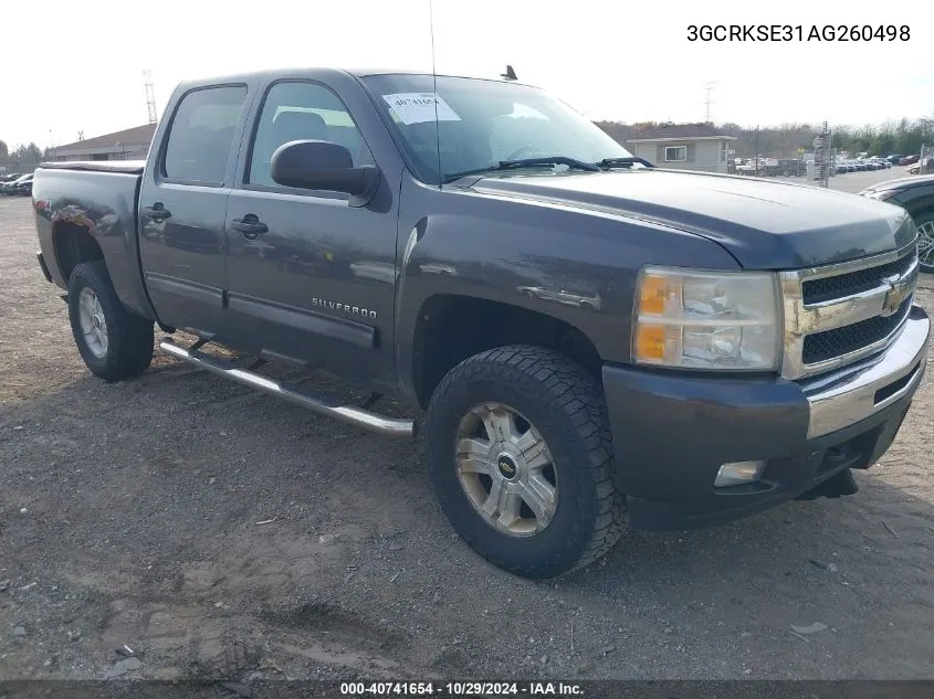 2010 Chevrolet Silverado 1500 Lt VIN: 3GCRKSE31AG260498 Lot: 40741654