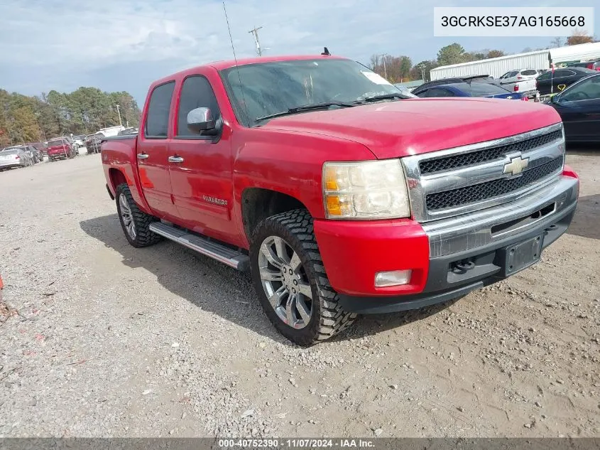 2010 Chevrolet Silverado 1500 Lt VIN: 3GCRKSE37AG165668 Lot: 40752390