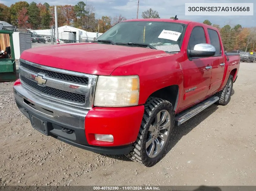 2010 Chevrolet Silverado 1500 Lt VIN: 3GCRKSE37AG165668 Lot: 40752390