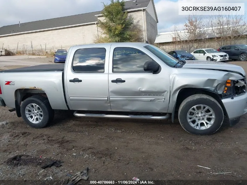 2010 Chevrolet Silverado 1500 Lt VIN: 3GCRKSE39AG160407 Lot: 40786663