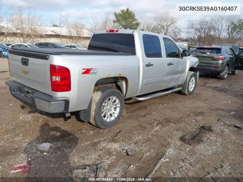 2010 Chevrolet Silverado 1500 Lt VIN: 3GCRKSE39AG160407 Lot: 40786663