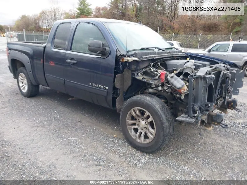 2010 Chevrolet Silverado 1500 Lt VIN: 1GCSKSE3XAZ271405 Lot: 40821799