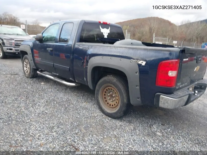 2010 Chevrolet Silverado 1500 Lt VIN: 1GCSKSE3XAZ271405 Lot: 40821799