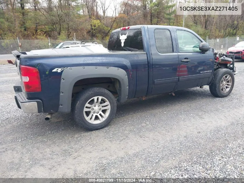 2010 Chevrolet Silverado 1500 Lt VIN: 1GCSKSE3XAZ271405 Lot: 40821799