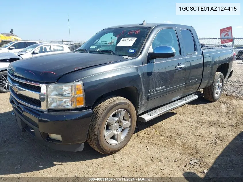 2010 Chevrolet Silverado 1500 Ltz VIN: 1GCSCTE01AZ124415 Lot: 40831459