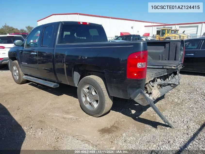 2010 Chevrolet Silverado 1500 Ltz VIN: 1GCSCTE01AZ124415 Lot: 40831459