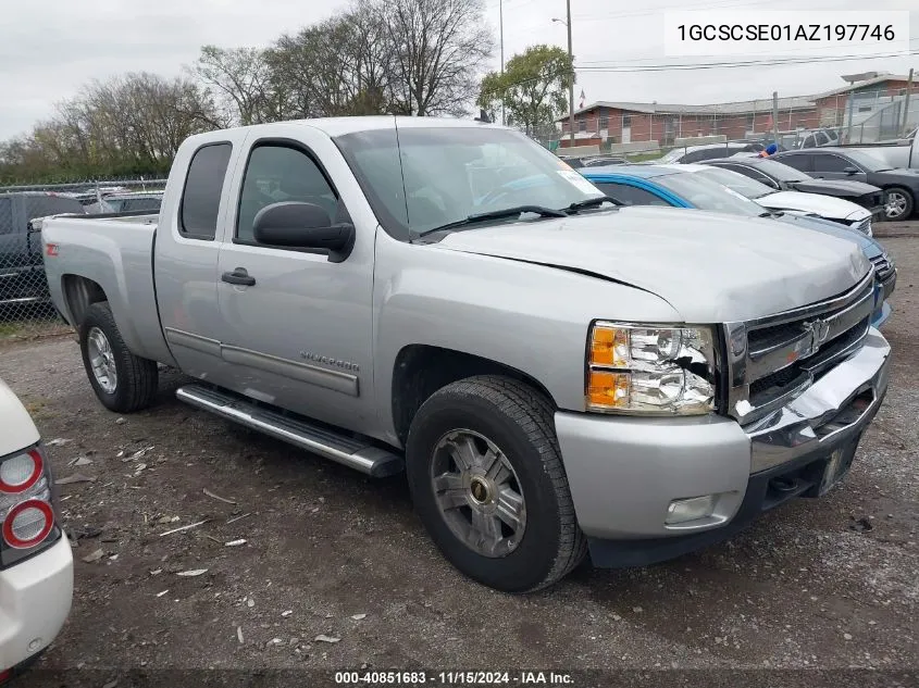 2010 Chevrolet Silverado 1500 Lt VIN: 1GCSCSE01AZ197746 Lot: 40851683