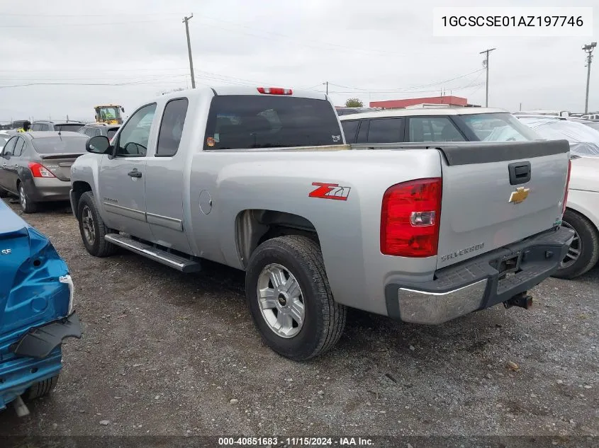 2010 Chevrolet Silverado 1500 Lt VIN: 1GCSCSE01AZ197746 Lot: 40851683