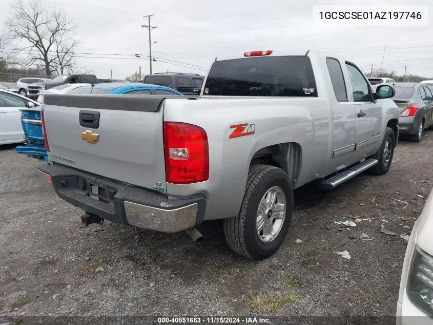 2010 Chevrolet Silverado 1500 Lt VIN: 1GCSCSE01AZ197746 Lot: 40851683