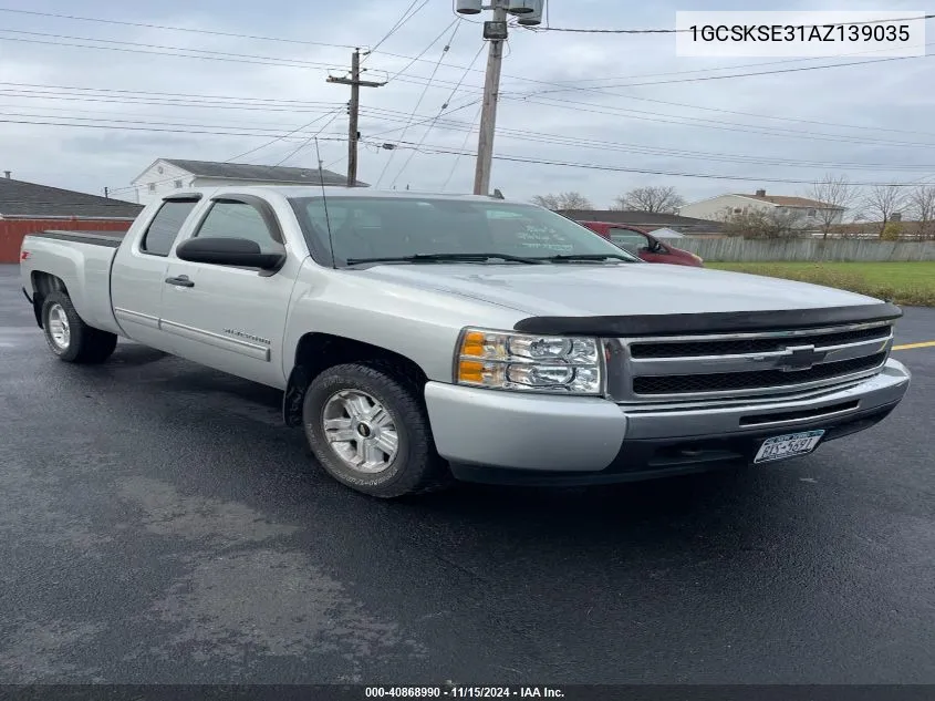 2010 Chevrolet Silverado VIN: 1GCSKSE31AZ139035 Lot: 40868990