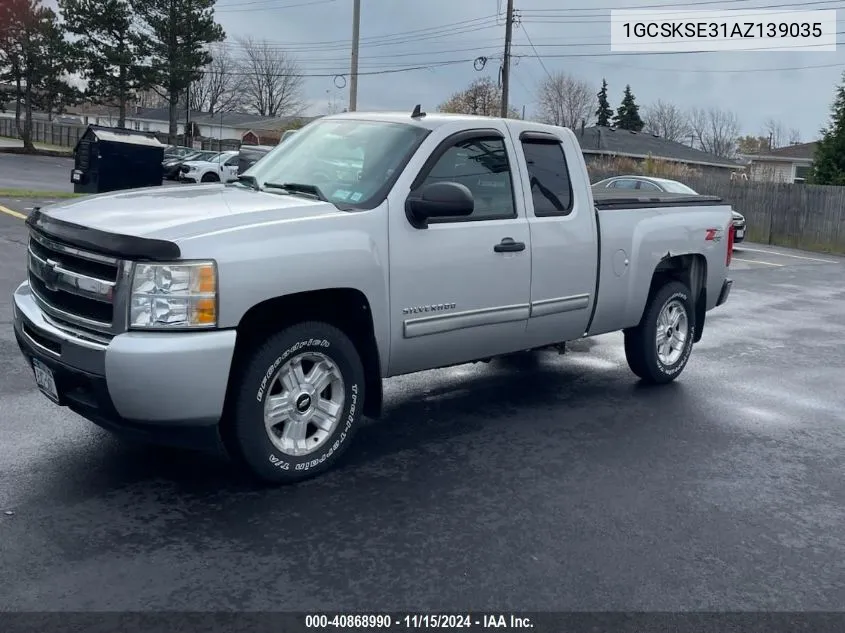 2010 Chevrolet Silverado VIN: 1GCSKSE31AZ139035 Lot: 40868990