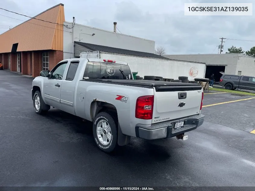 2010 Chevrolet Silverado VIN: 1GCSKSE31AZ139035 Lot: 40868990